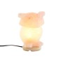 Desk lamp DKD Home Decor Pink Salt Acacia 15 W 220 V 14 x 14 x 18 cm