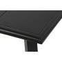 Ensemble Table avec 3 Sièges Home ESPRIT Noir Verre Acier 123 x 66 x 72 cm