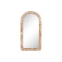 Wall mirror Home ESPRIT Natural Crystal Tropical 61,5 x 7 x 117 cm