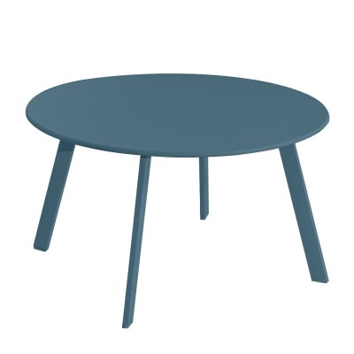 Table Marzia Steel Blue Steel 70 x 70 x 40 cm