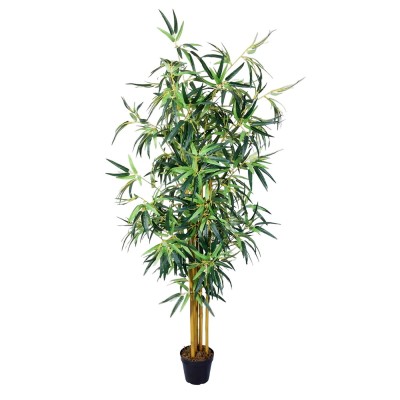 Plante décorative Ciment Tissu Bambou 150 cm