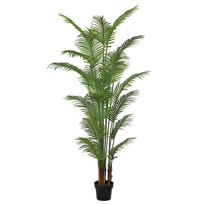 Decorative Plant Polyurethane Cement Areca 210 cm