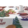 Stain-proof resined tablecloth Belum Papa Noel Multicolour 150 x 150 cm