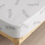 Fitted sheet Harry Potter White Grey 180 x 200 cm