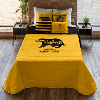 Couette légère Harry Potter Hufflepuff Multicouleur 280 x 4 x 270 cm Lit king size