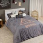 Housse de Couette Harry Potter Deathly Hallows Multicouleur 175 Fils 140 x 200 cm Lit 1 persone