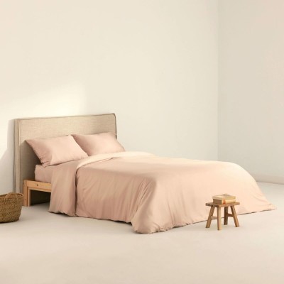 Housse de Couette SG Hogar Rose 300 Fils 155 x 220 cm