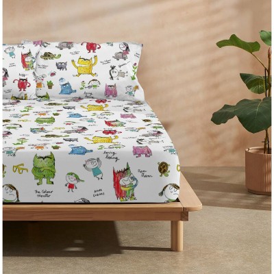 Fitted bottom sheet Ripshop Nens Multicolour 90 x 200 cm