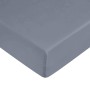 Fitted bottom sheet Decolores Liso Blue Double