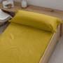 Fitted bottom sheet Decolores Liso Mustard Double