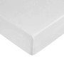 Fitted bottom sheet Decolores Liso White Super king Smooth