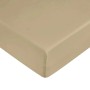 Fitted bottom sheet Decolores Liso Taupe Single Smooth