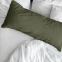 Taie d'oreiller Decolores Liso Vert 175 Fils 45 x 110 cm