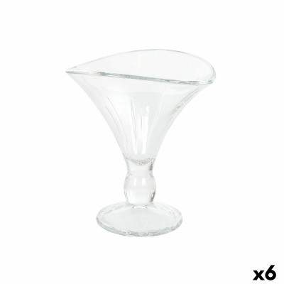 Ice Cream and Milk Shake Glass Crisal Capri 250 ml (6 Units)