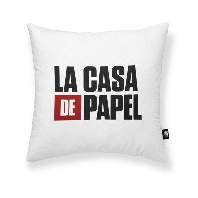 Cushion cover La casa de papel LCDP A White Multicolour 45 x 45 cm