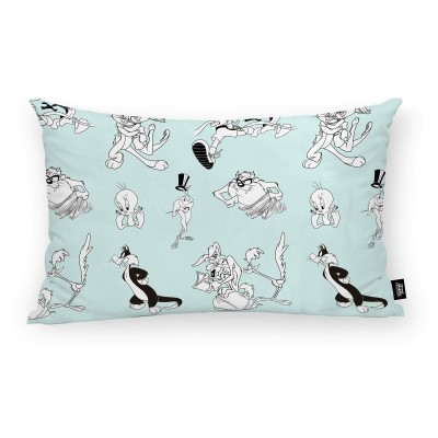 Housse de coussin Looney Tunes Looney B&W C Multicouleur Bleu ciel 30 x 50 cm