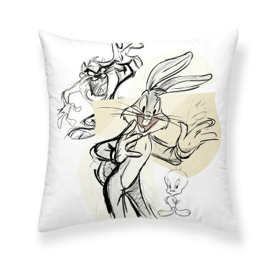 Cushion cover Looney Tunes Looney Sketch A Multicolour 45 x 45 cm