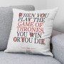 Housse de coussin Game of Thrones Play Got A 45 x 45 cm