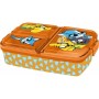 Compartment Lunchbox Mikecrack Orange polypropylene 21 x 14,5 x 7,5 cm