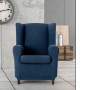 Armchair slipcovers Eysa TROYA Blue 80 x 100 x 90 cm