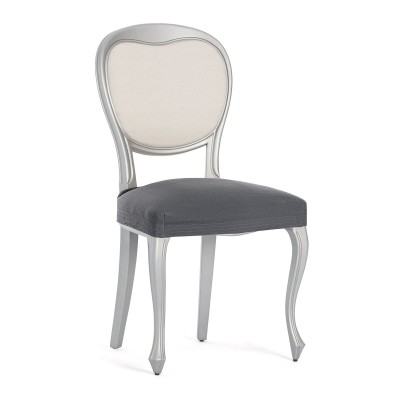 Chair Cover Eysa BRONX Dark grey 50 x 5 x 50 cm 2 Units