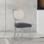 Chair Cover Eysa BRONX Dark grey 50 x 5 x 50 cm 2 Units