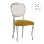 Chair Cover Eysa BRONX Mustard 50 x 5 x 50 cm 2 Units