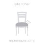 Chair Cover Eysa BRONX Grey 50 x 5 x 50 cm 2 Units