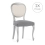 Chair Cover Eysa BRONX Grey 50 x 5 x 50 cm 2 Units