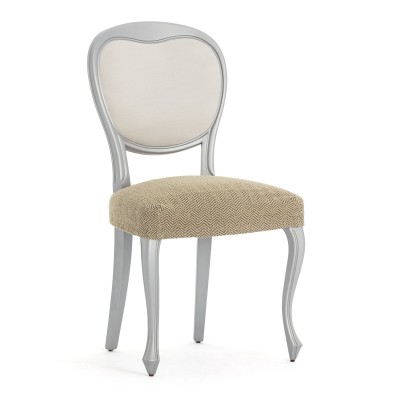 Chair Cover Eysa JAZ Beige 50 x 5 x 50 cm 2 Units