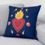 Cushion cover Decolores Cosmos A Multicolour 50 x 50 cm