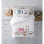 Housse de Couette Decolores Al Cole Multicouleur 175 Fils 180 x 220 cm