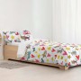 Housse de Couette Decolores Gatets Multicouleur 175 Fils 200 x 200 cm