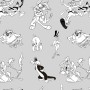 Nordic cover Looney Tunes Looney BN White black 175 Threads 220 x 220 cm