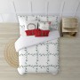 Housse de Couette Decolores White Christmas 1 Multicouleur Polyester 140 x 200 cm