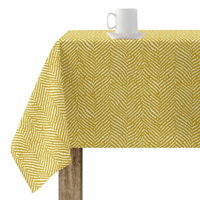 Stain-proof tablecloth Belum Alejandria Mustard 250 x 140 cm