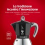 Italian Coffee Pot Bialetti Moka Stainless steel Aluminium 200 ml 4 Cups