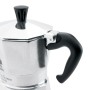 Italian Coffee Pot Bialetti Moka Express Silver Aluminium Metal 60 ml 1 Cup
