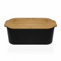 Breadbasket Versa Black Bamboo polypropylene 18,5 x 12 x 33 cm