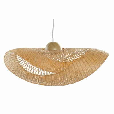 Ceiling Light DKD Home Decor Brown Bamboo 40 W Sunhat 220 V 70 x 34 x 20 cm