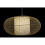 Ceiling Light DKD Home Decor White Natural Bamboo 40 W 83 x 83 x 40 cm