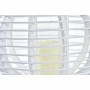 Lantern DKD Home Decor Crystal White Bamboo (35 x 35 x 29 cm)