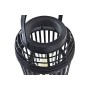 Lantern DKD Home Decor Crystal Black Bamboo (24 x 24 x 51 cm)