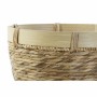 Set de basket DKD Home Decor Bambou Tropical Joncs (40 x 40 x 23 cm) (3 Pièces)