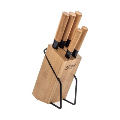 Jeu de couteaux avec support en bois 5five Simply Smart 32,5 x 22,5 x 7,5 cm