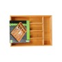 Cutlery Organiser 5five Simply Smart Brown Natural Wood Bamboo 34 x 25 x 4,5 cm