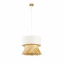 Ceiling Light DKD Home Decor Polyester Bamboo (40 x 40 x 39 cm)