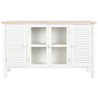 Buffet DKD Home Decor Blanc Sapin Bois MDF 130 x 40 x 80 cm