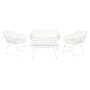 Ensemble Canapé + Table DKD Home Decor Métal rotin synthétique 124 x 74 x 84 cm