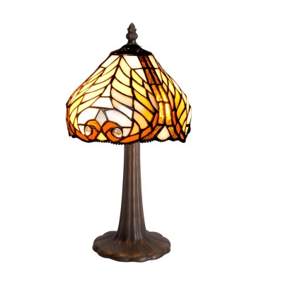 Lampe de bureau Viro Dalí Ambre Zinc 60 W 20 x 37 x 20 cm